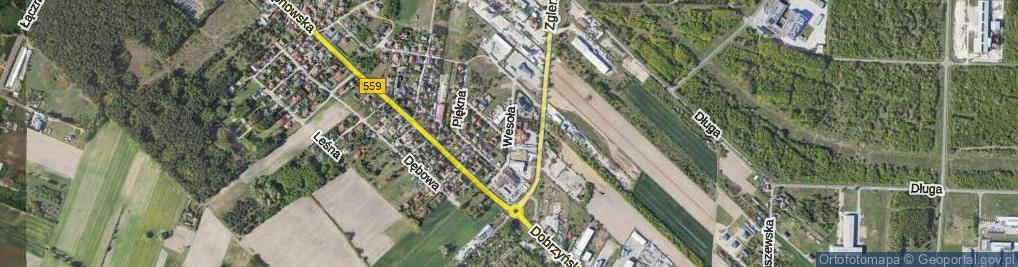 Zdjęcie satelitarne Wesoła ul.